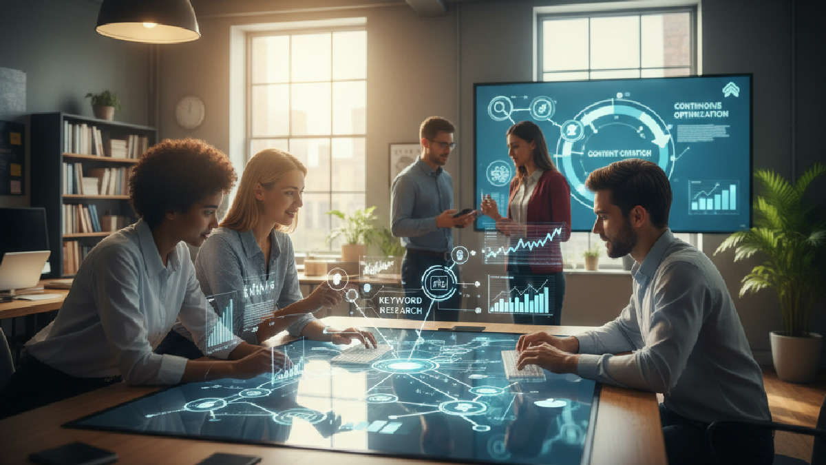 Ciração de Conteúdo - Estratégia de Conteúdo: Da Pesquisa de Palavras-chave à Otimização Contínua