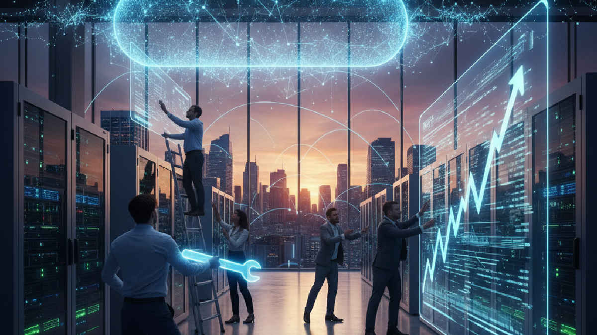 ferramentas de IA - A Dinâmica da Capacidade de Nuvem e o Desafio do Escalonamento