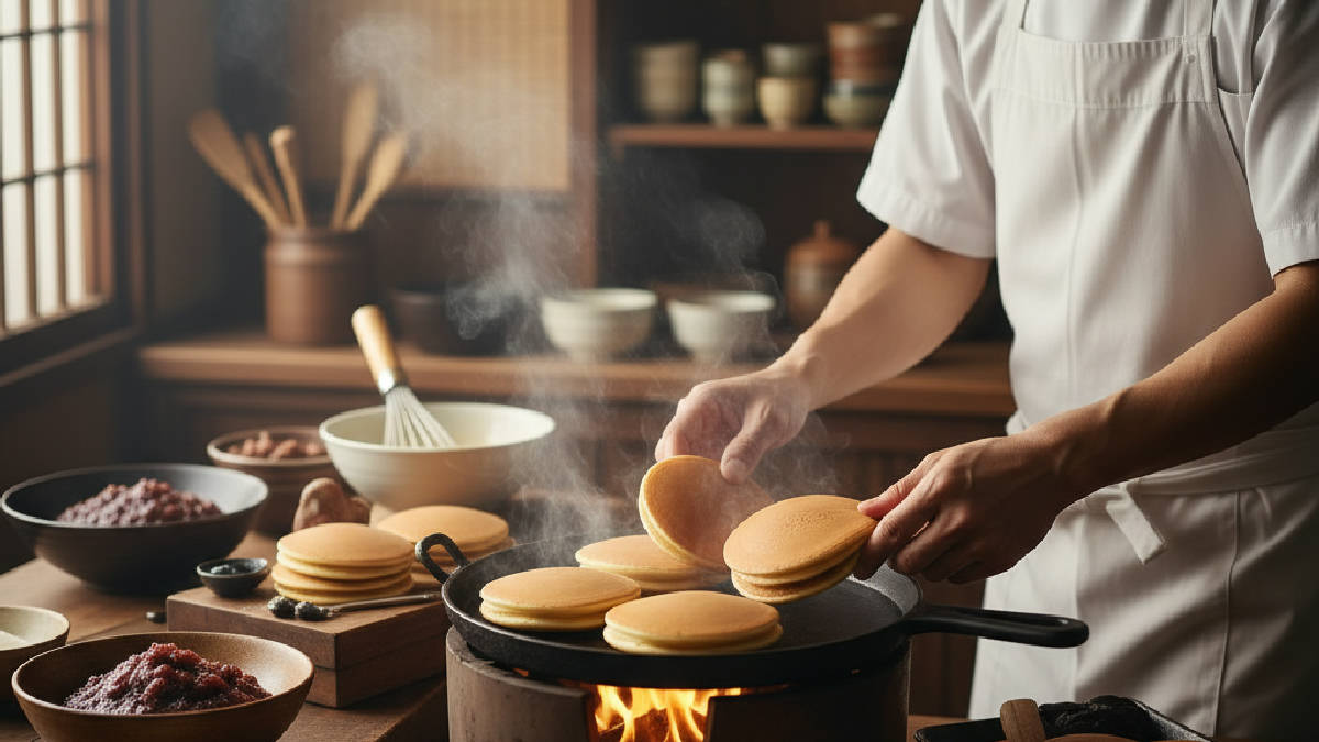 dorayaki japanese red - A Magia por Trás do Dorayaki Perfeito