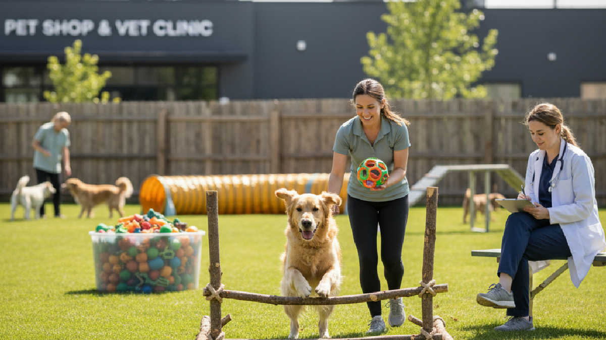 Curso de Auxiliar de Veterinário e Pet Shop Gratuito - Exercícios Físicos e Estimulação Mental: Essenciais para o Bem-Estar