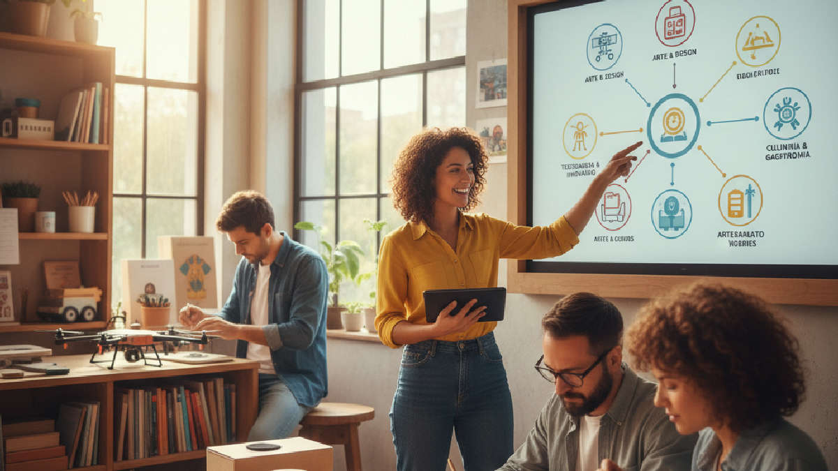 cursos livres - Identificando e Cultivando Novas Paixões
