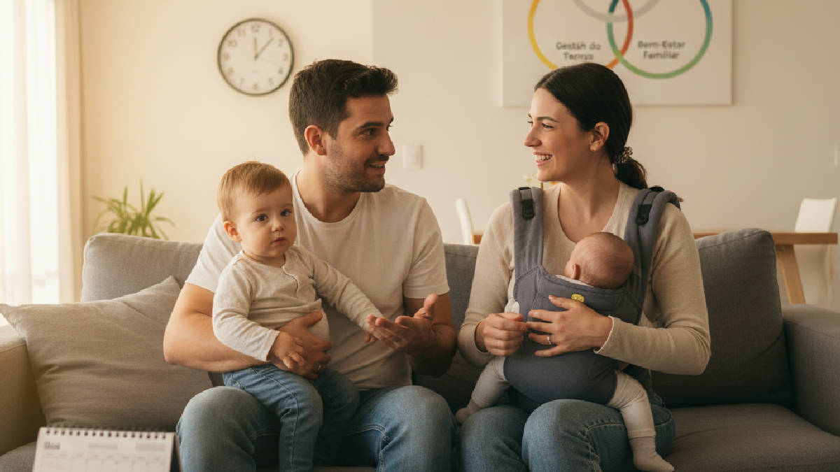 Navegando a Paternidade: Guia Essencial para Pais - Comunicação, Gestão do Tempo e Bem-Estar Familiar