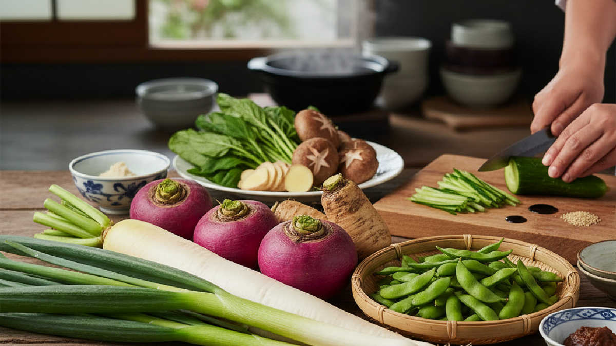 essential japanese vegetables - A Essência dos Legumes na Culinária Japonesa