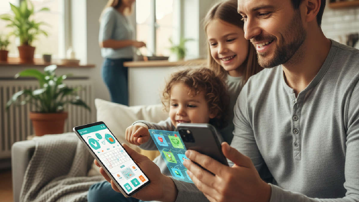 Pai, Conecte-se: Ferramentas Digitais para Paterni - Organização Familiar na Palma da Mão
