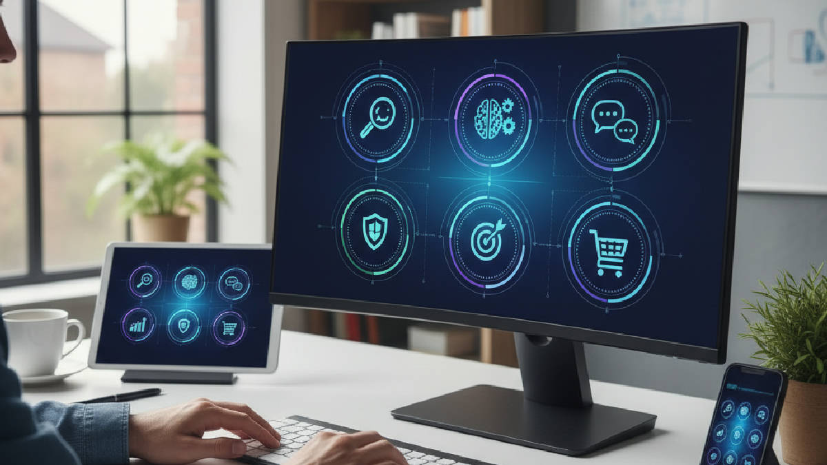Marketing de conteúdo - Nove Aplicações de IA Essenciais para Otimizar seu Site