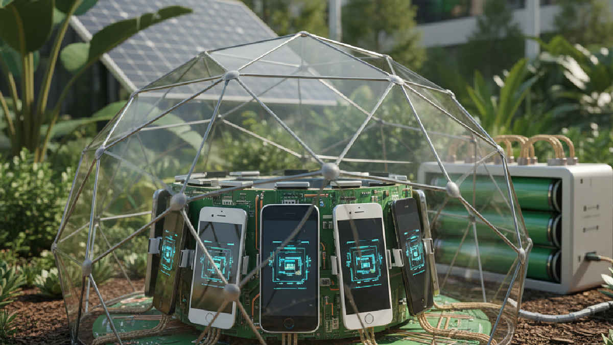 tendências de IA - Smartphones: De Descarte Eletrônico a Centro de Dados Sustentável