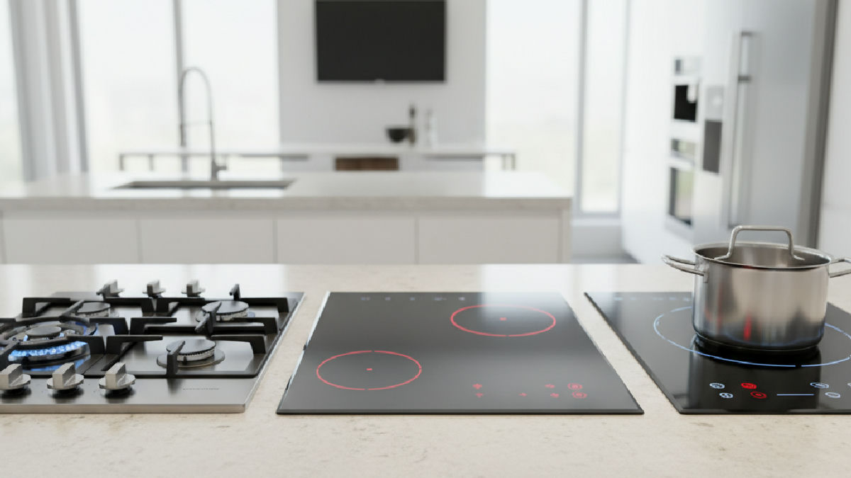 Cooktops para Cozinha Moderna - Tipos de Cooktops: Gás, Elétrico e Indução Cooktops para Cozinha Moderna - Tipos de Cooktops: Gás, Elétrico e Indução