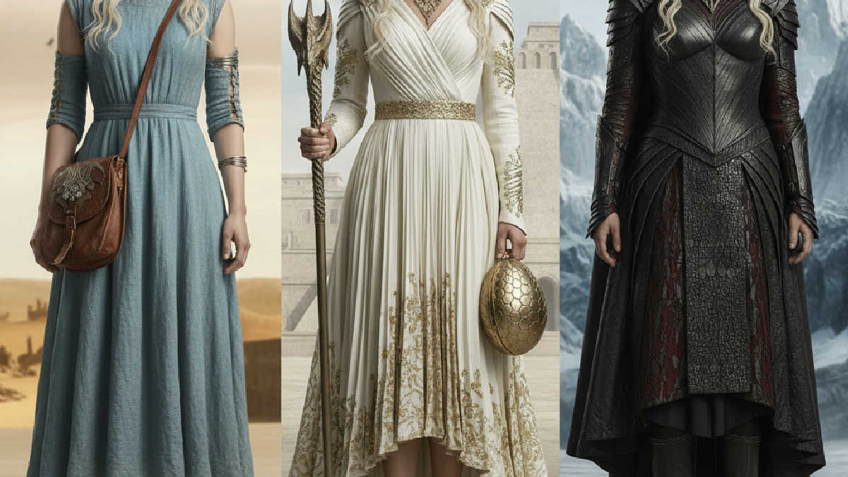 novidades em sapatos e bolsas - Daenerys Targaryen: A Evolução de Uma Rainha através da Moda novidades em sapatos e bolsas - Daenerys Targaryen: A Evolução de Uma Rainha através da Moda