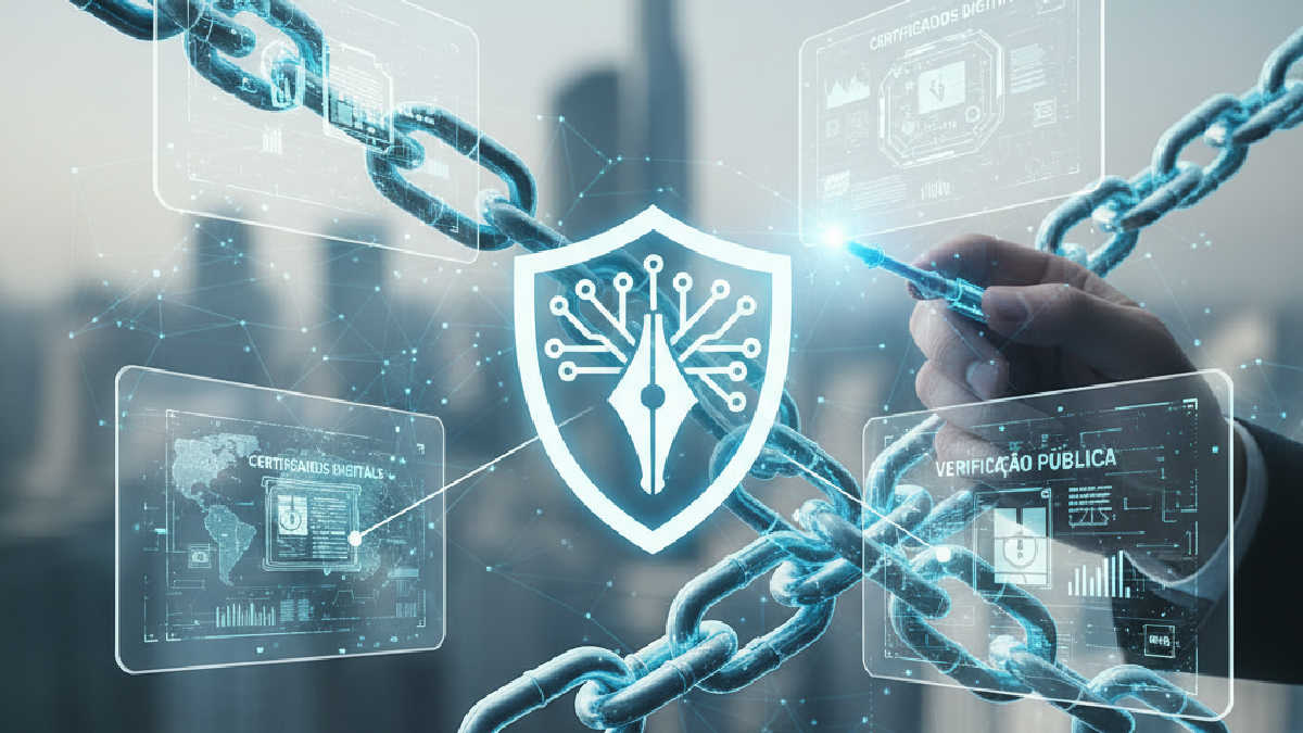 cadeia de custódia digital - Certificados Digitais e Verificação Pública: Legitimizando sua Obra
