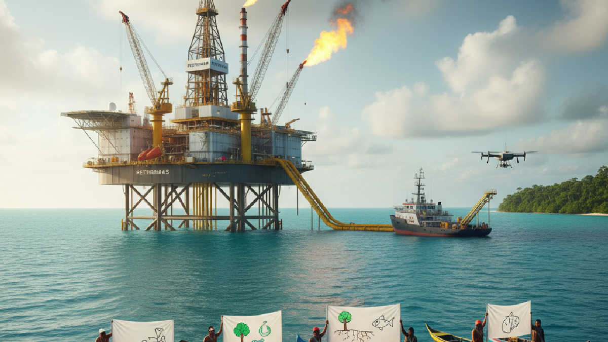petrobras confirma descoberta - Controvérsias e Regulações Ambientais na Exploração