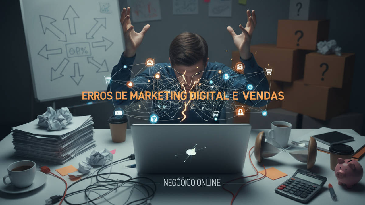 Negócio Online: Evite Erros Comuns e Venda Mais - Erros de Marketing Digital e Vendas