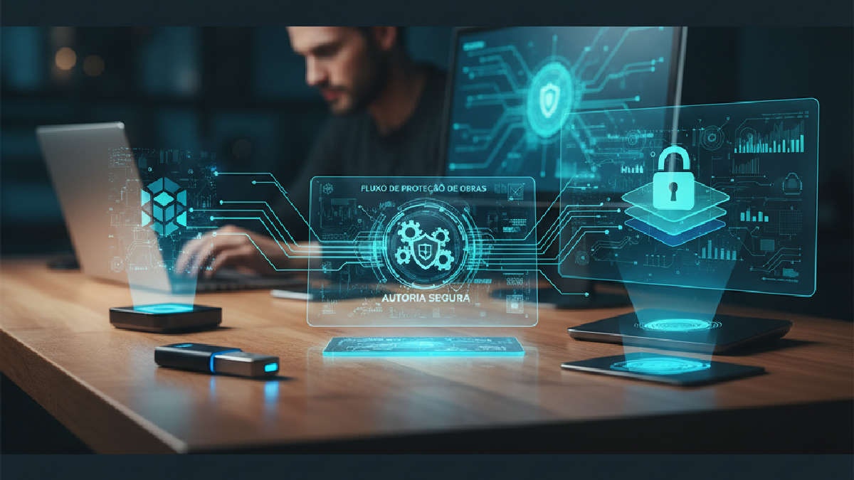 fluxo de proteção de obras - Estratégias e Ferramentas para a Proteção de Obras Digitais