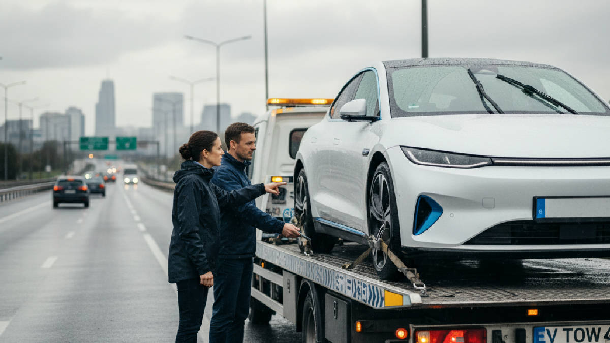 reboque de carro elétrico cuidados - Resolução de Problemas no Momento do Imprevisto