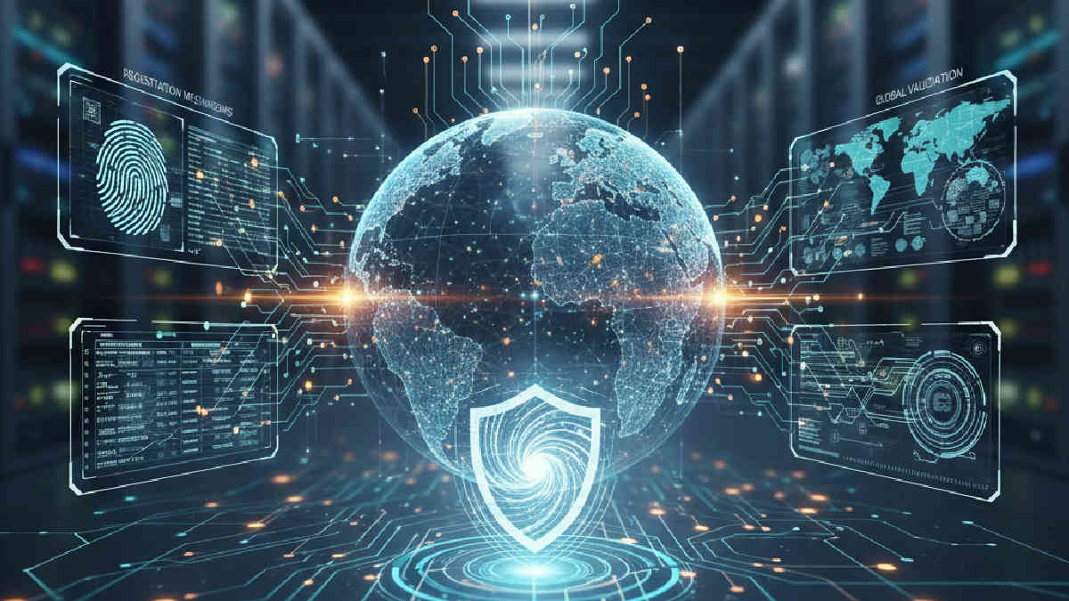 tecnologia para proteção autoral - Mecanismos de Registro e a Validacão Global