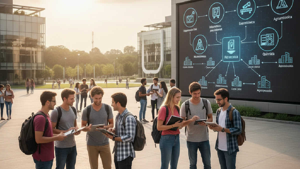 capacitação EAD - Diversidade de Cursos Técnicos por Câmpus