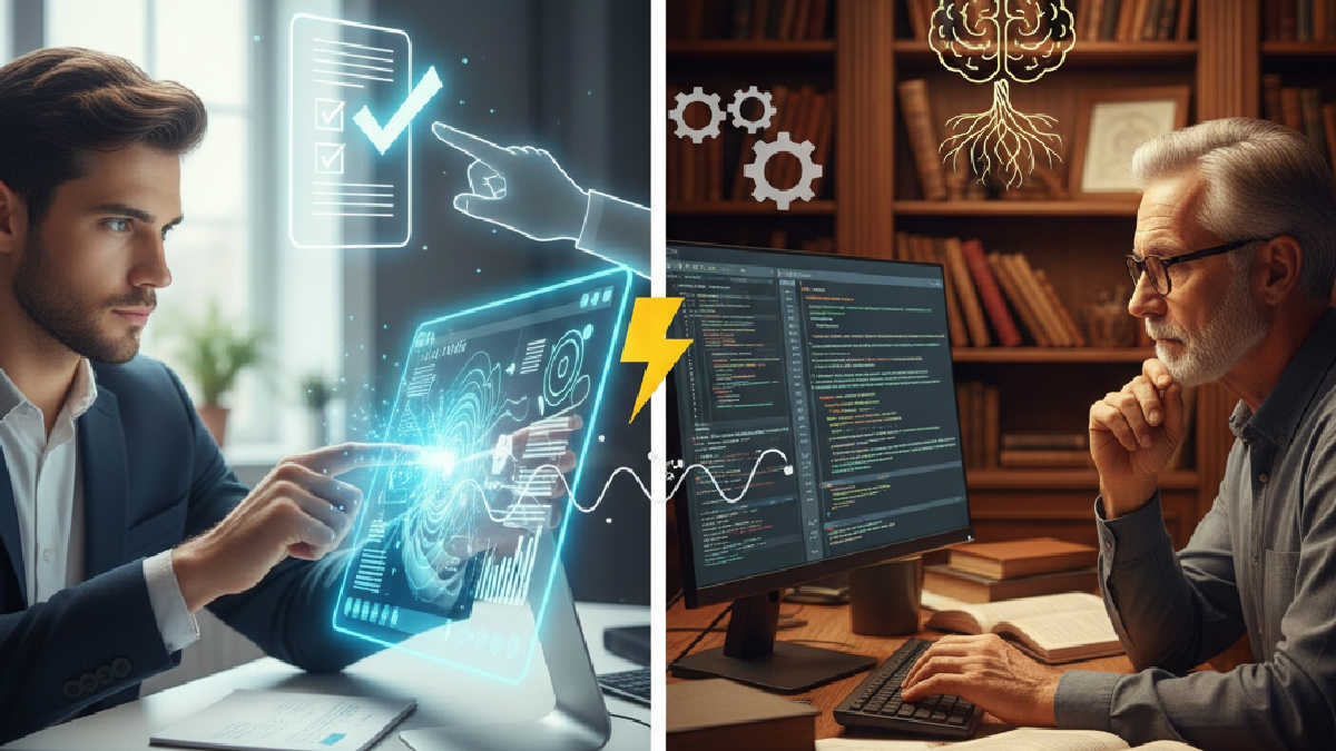 site de IA - Desempenho Imediato Versus Expertise a Longo Prazo