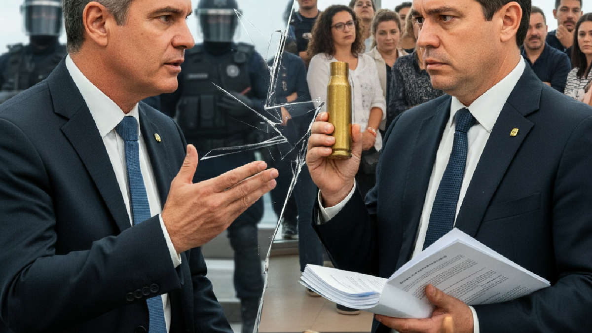 marinho rebate edinho - Divergências na segurança pública e o papel das munições